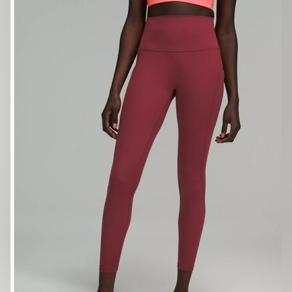 Lululemon Align High Rise Pants with Pockets 25" size 6